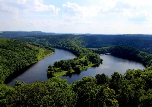 Saaleschleife bei Burgk
